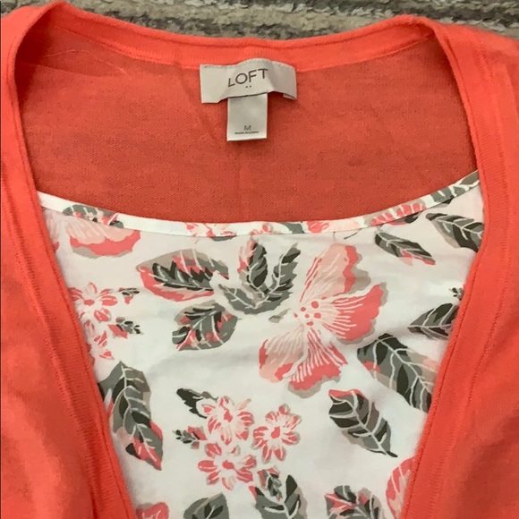 LOFT Cami & short Sleeve sweater - Picture 2 of 5